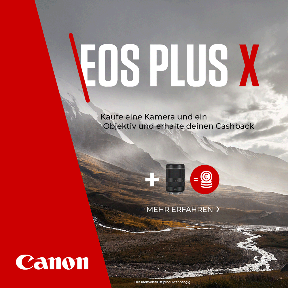 Jetzt Canon Aktionskamera zusammen mit Aktionsobjektiv kaufen und bis zu 100,00  CashBack erhalten (01.09.2023 bis 30.06.2024)